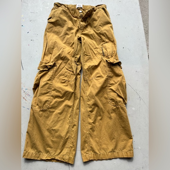 BDG Mustard Wide Leg Pants - Picture 1 of 15